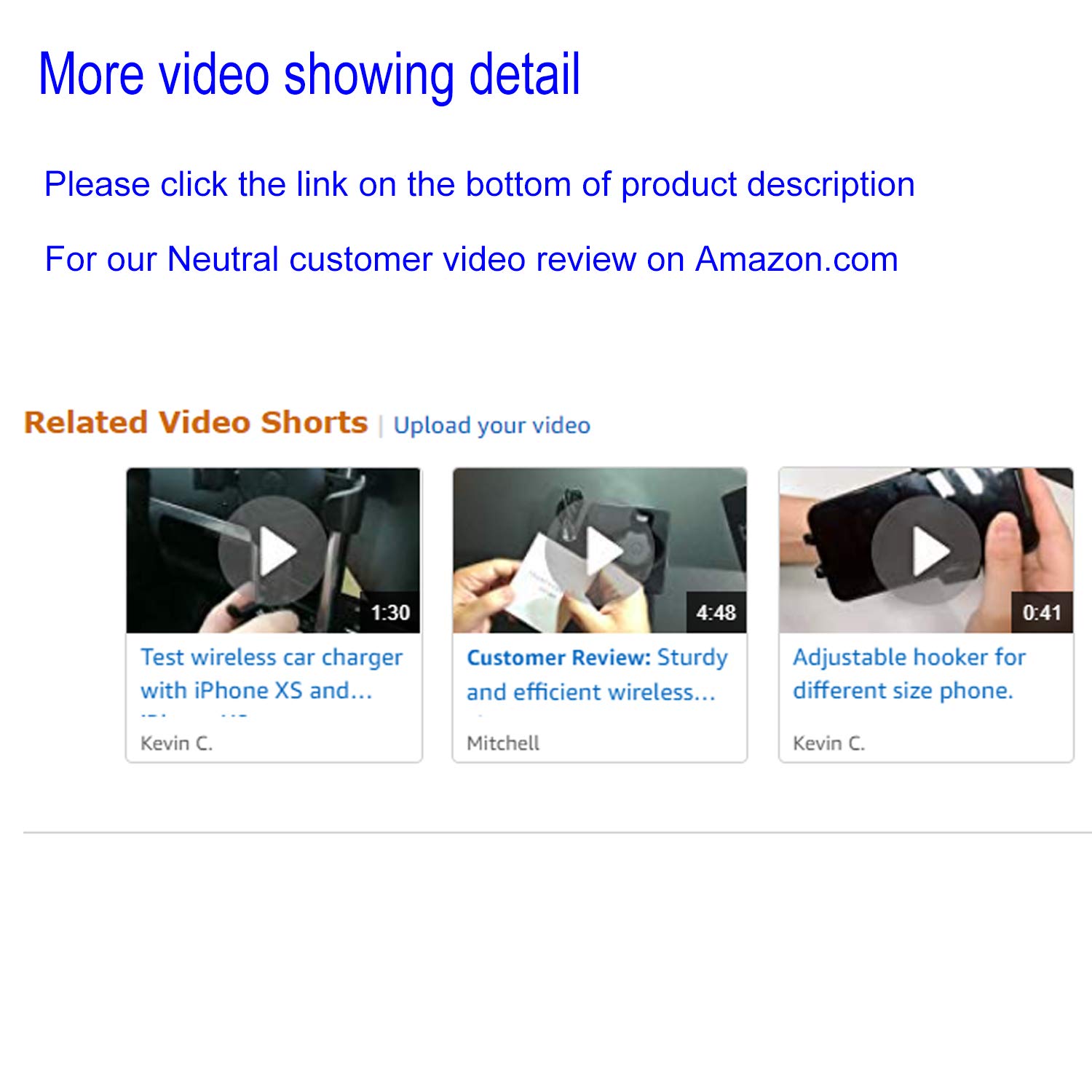 Wireless Car Charger Mount, iREIZTEC Car Holder W/ Wireless Charger Gravity Air Vent Phone Mount 10W Fast Charger for Samsung Galaxy S9 S9 S9+ S8 S8+ S7/S7 Edge Note 8 & Standard Charge iPhone X 8/8 Plus