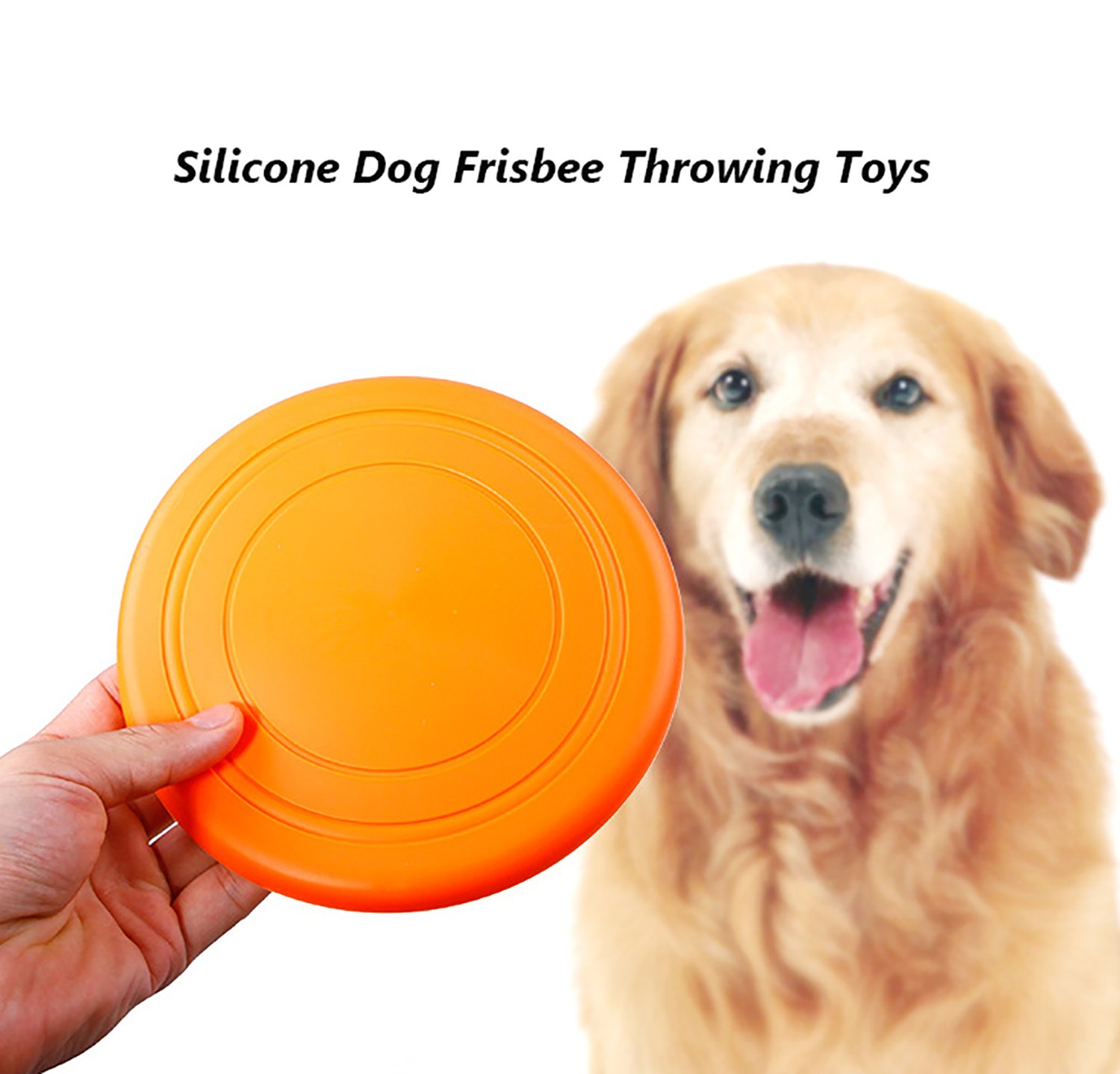 silicone dog frisbee