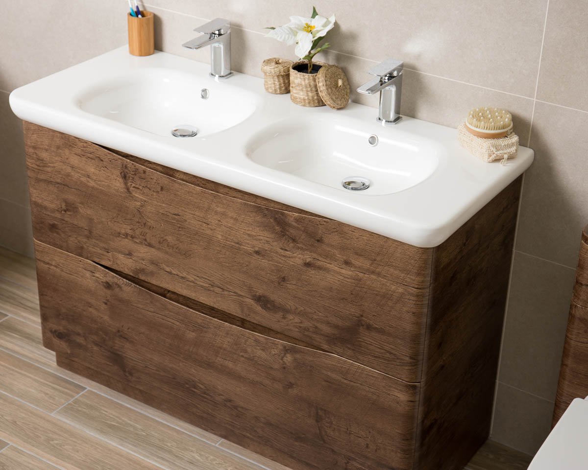 The Bath People Eaton Vanity Units Bathroom Vanity Units Bathroom Units Redwood Floor Standing Vanity Unit 1200mm Buy Online In India At Desertcartin Productid 225658739