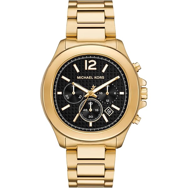Amazon.com: Michael Kors Lennox Chronograph Gold-Tone Stainless