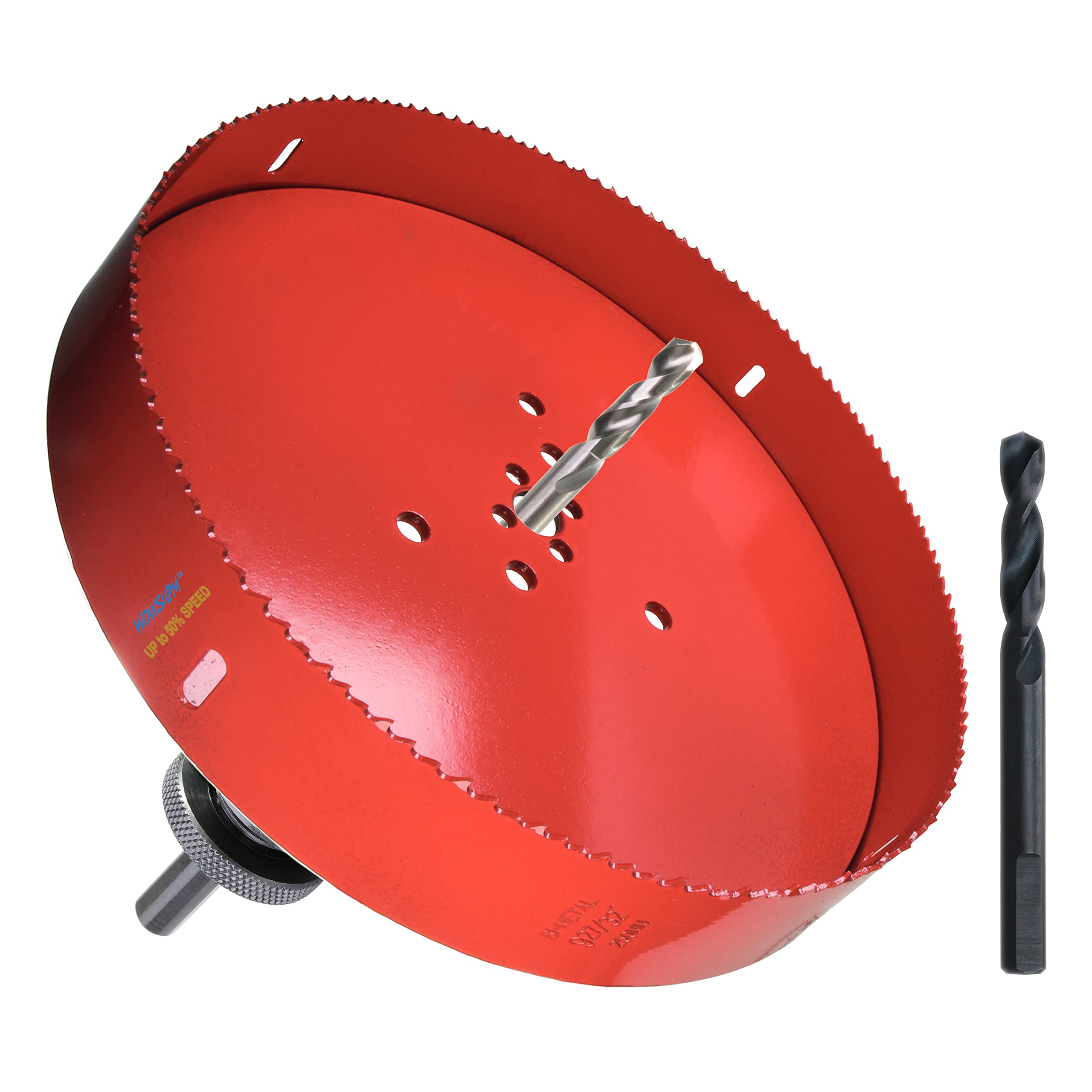 WowSupM 250 mm HSS Bi Metal Hole Saw Cutter for Wood — image 1