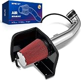 KAX Cold Air Intake Kit Compatible with 2009-2014 Chevrolet Avalanche, Red | Includes Heat Shield, with MAF Sensor Bung, fits 2009-2013 Chevrolet Silverado 1500, 2009-2014 Chevrolet Tahoe 4.8/5.3/6.2L