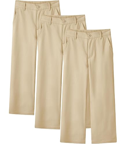 Amazon.com: The Children's Place,Girls,Uniform Wide Leg Chino