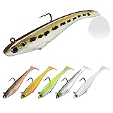 TRUSCEND Fishing Lures for Paddle Tail Swimbaits