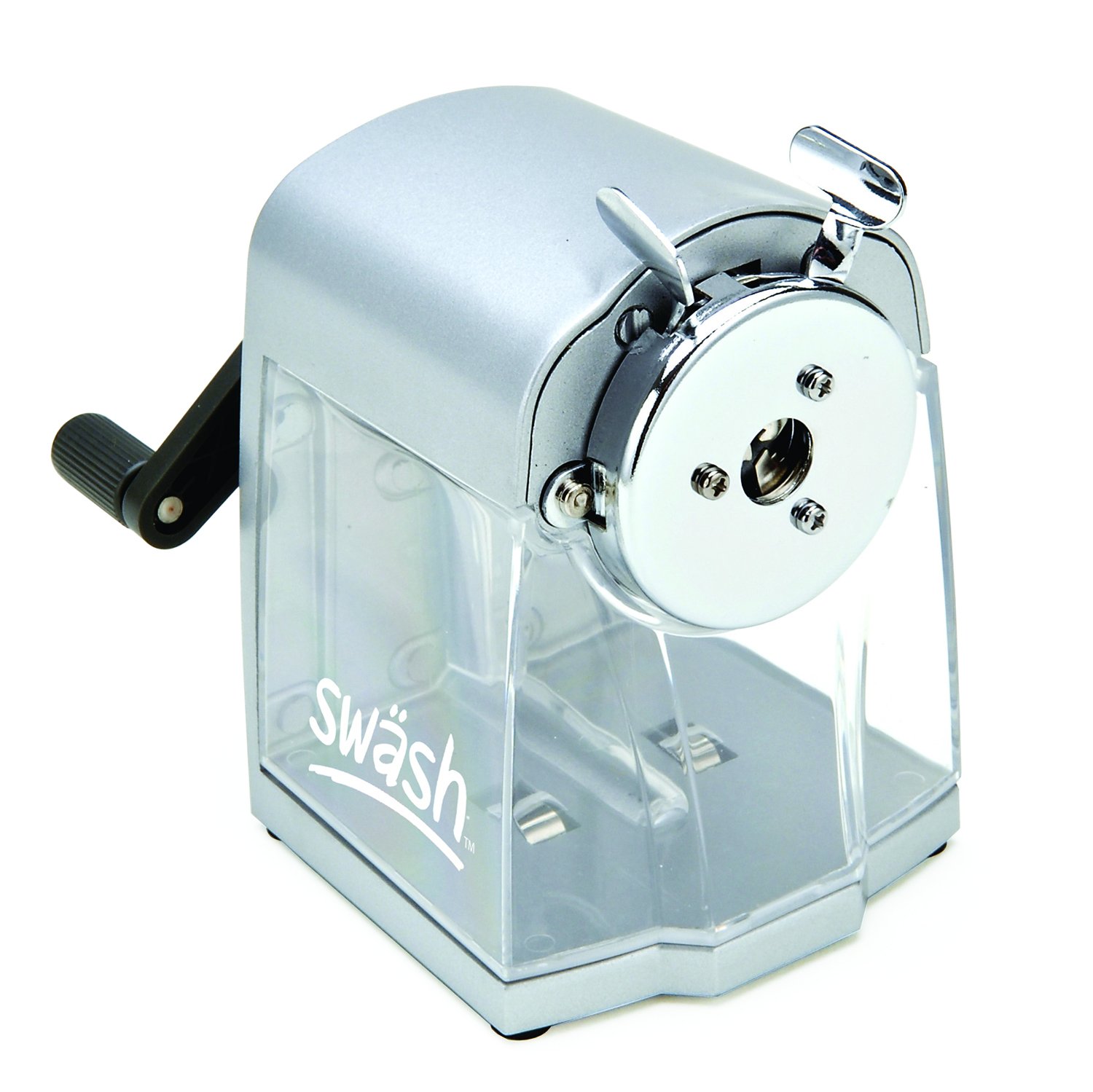 Swash 30FA Heavy Duty Desktop Pencil Sharpener – For All Pencil Types, Standard to Jumbo, 7 mm to 12 mm Diameter