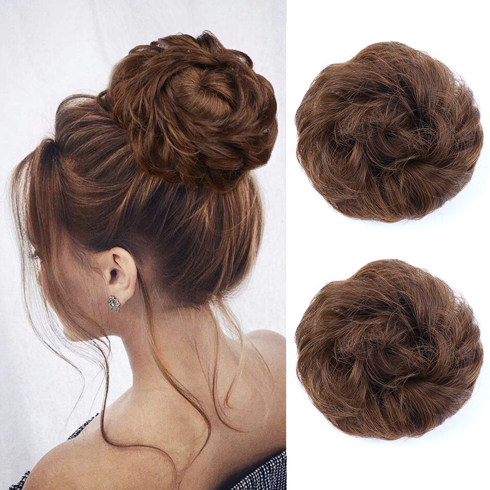 Amazon Com Morica Messy Bun Hair Scrunchies 2pcs Messy Bun Hair