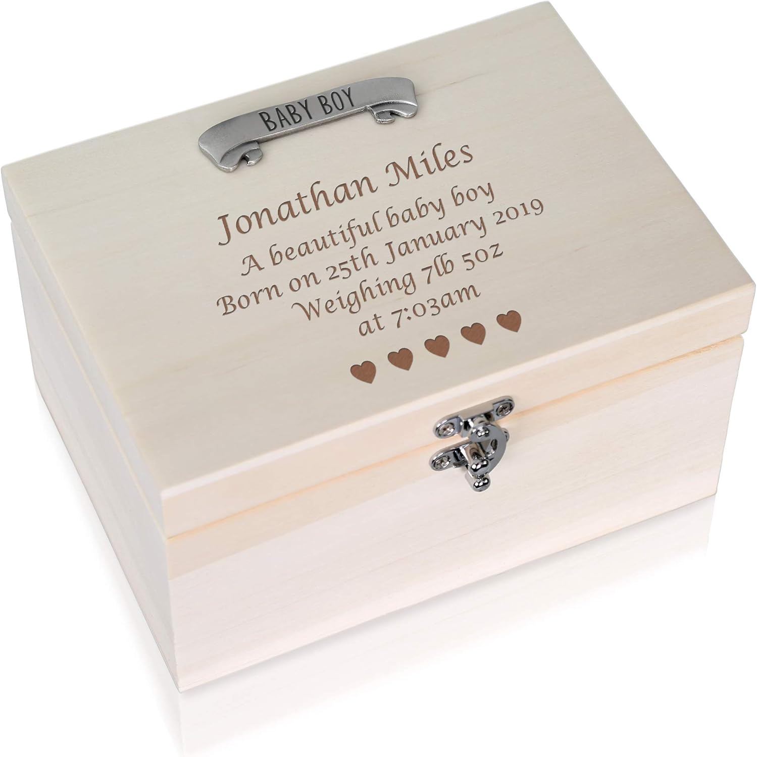 baby boy keepsake box
