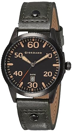 Giordano Analog Black Dial Mens Watch - A1041-04