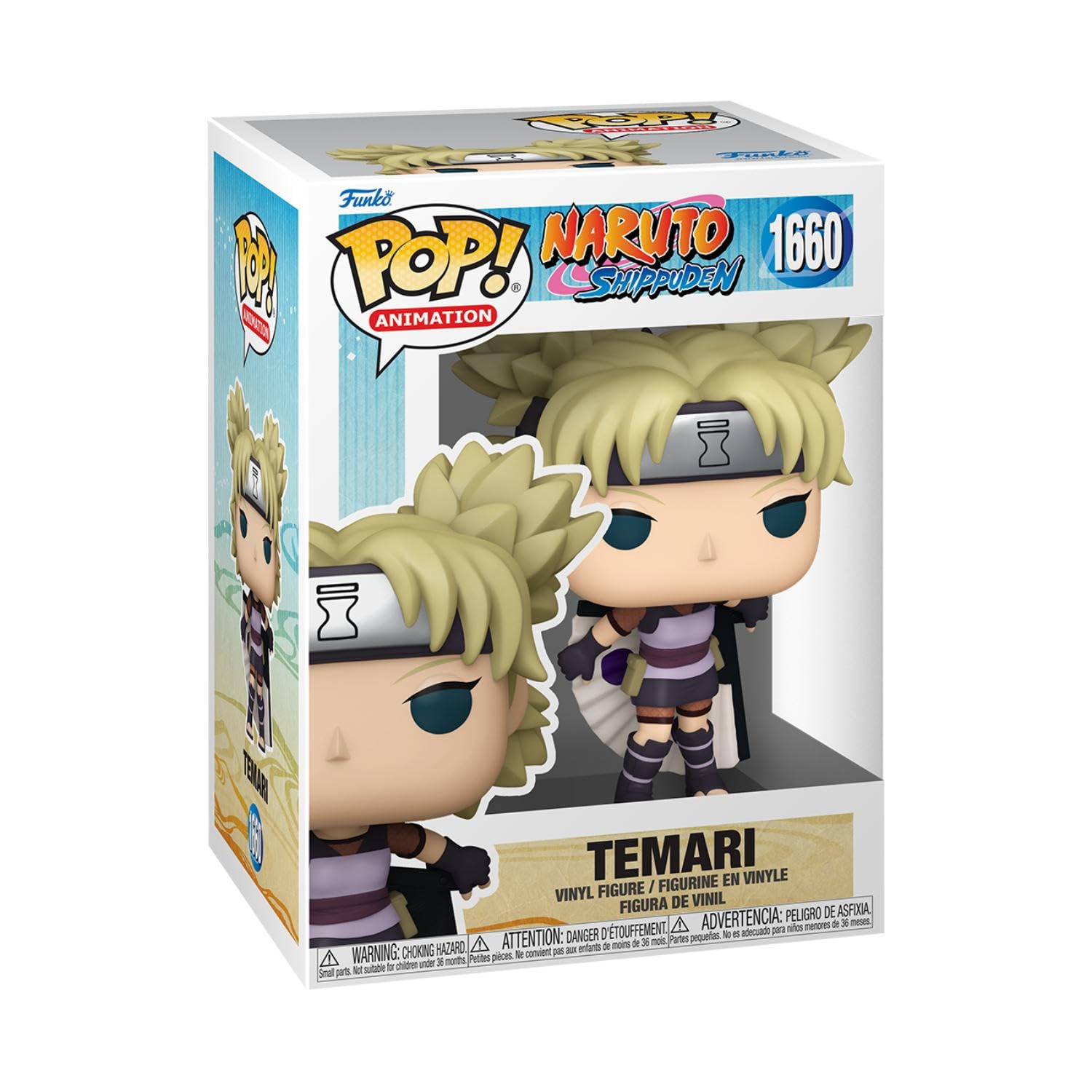 Funko Pop! Animation: Naruto - Temari​ - Temari - Naruto Shippuden - Collectable Vinyl Figure - Gift Idea - Official Merchandise - Toys for Kids & Adults - Anime Fans - Model Figure for Collectors
