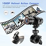 Riiai 1080P Helmet Action Camera with 32GB SD Card and Waterproof Feature view 3