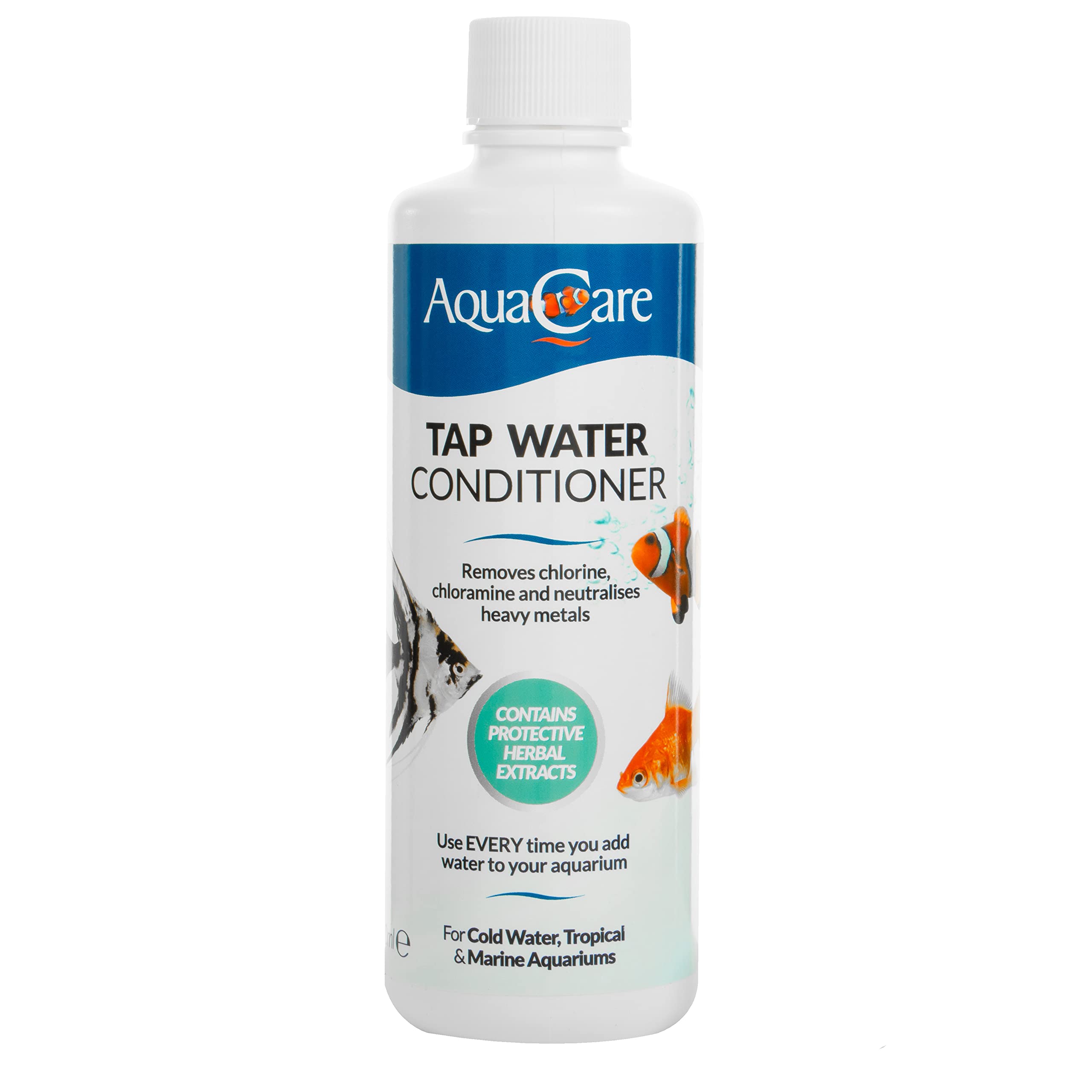 AquaCare Tap Water Conditioner For Freshwater Aquariums (240 ml) Keep Your Fish Safe By Quickly Removing Harmful Toxins Before Adding Water To Your Fish Tank