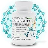 TODICAMP Zeolite Detox Sorbolit - Zeolite Clinoptilolite Supplement for Full Body Detox - Zeolite Capsules for Gut Cleanse, Zeolite Binder Cellular and Liver Detox