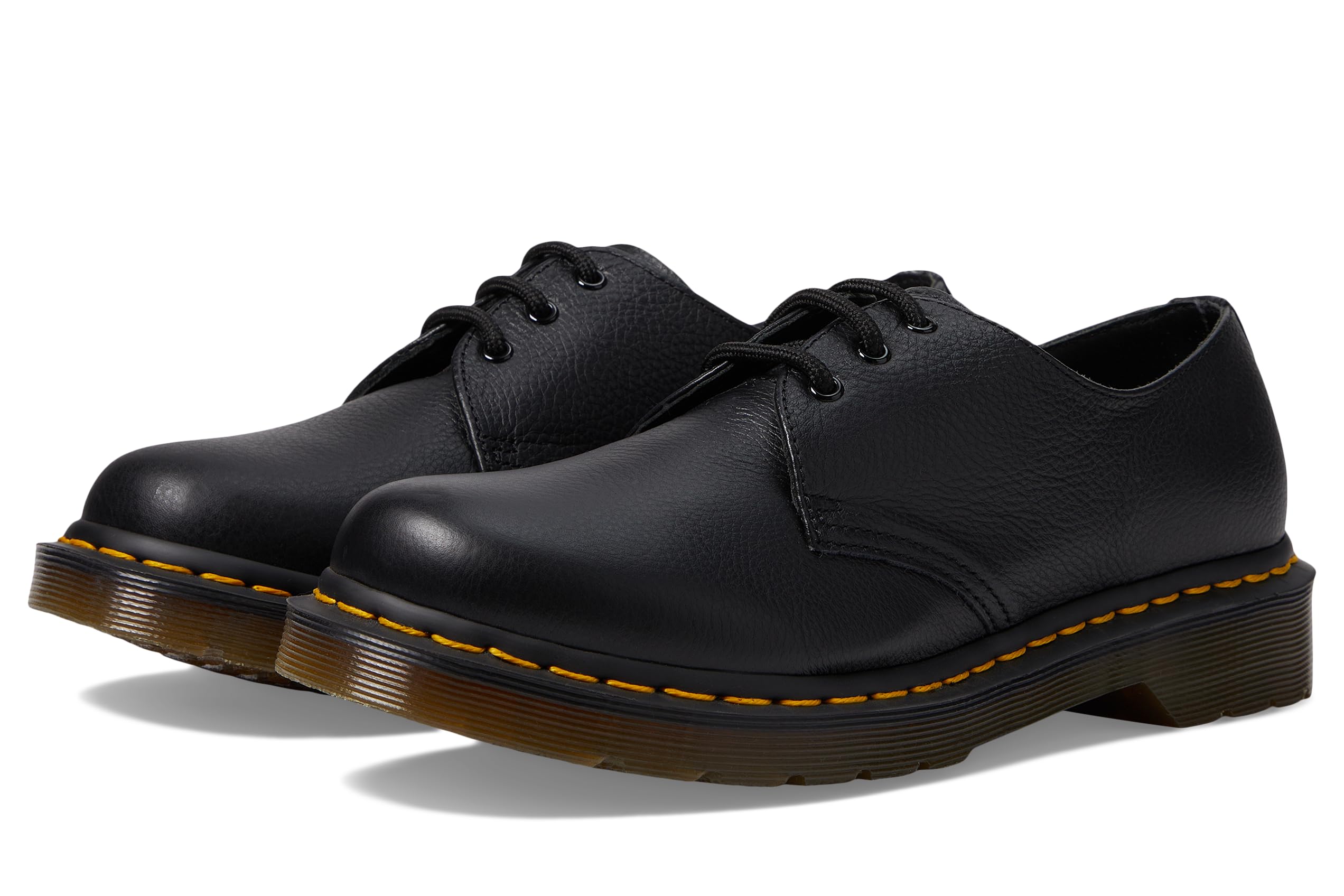 Dr. Martens Women's 1461 Lace-Up Oxford Shoes, Black Virginia, 9UK, 11 US Women Image