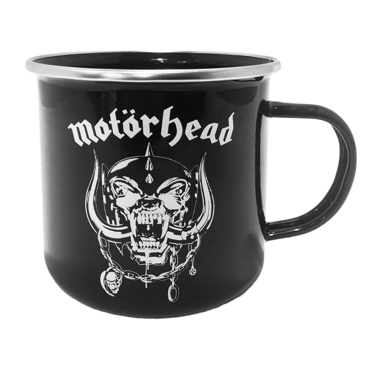 KlangundKleid.de Z888695 Motörhead Mug with Warpig Enamel Coffee Mug, Pack of 1