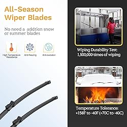 24" 18" 14" Windshield Wiper Blades for Mazda CX5