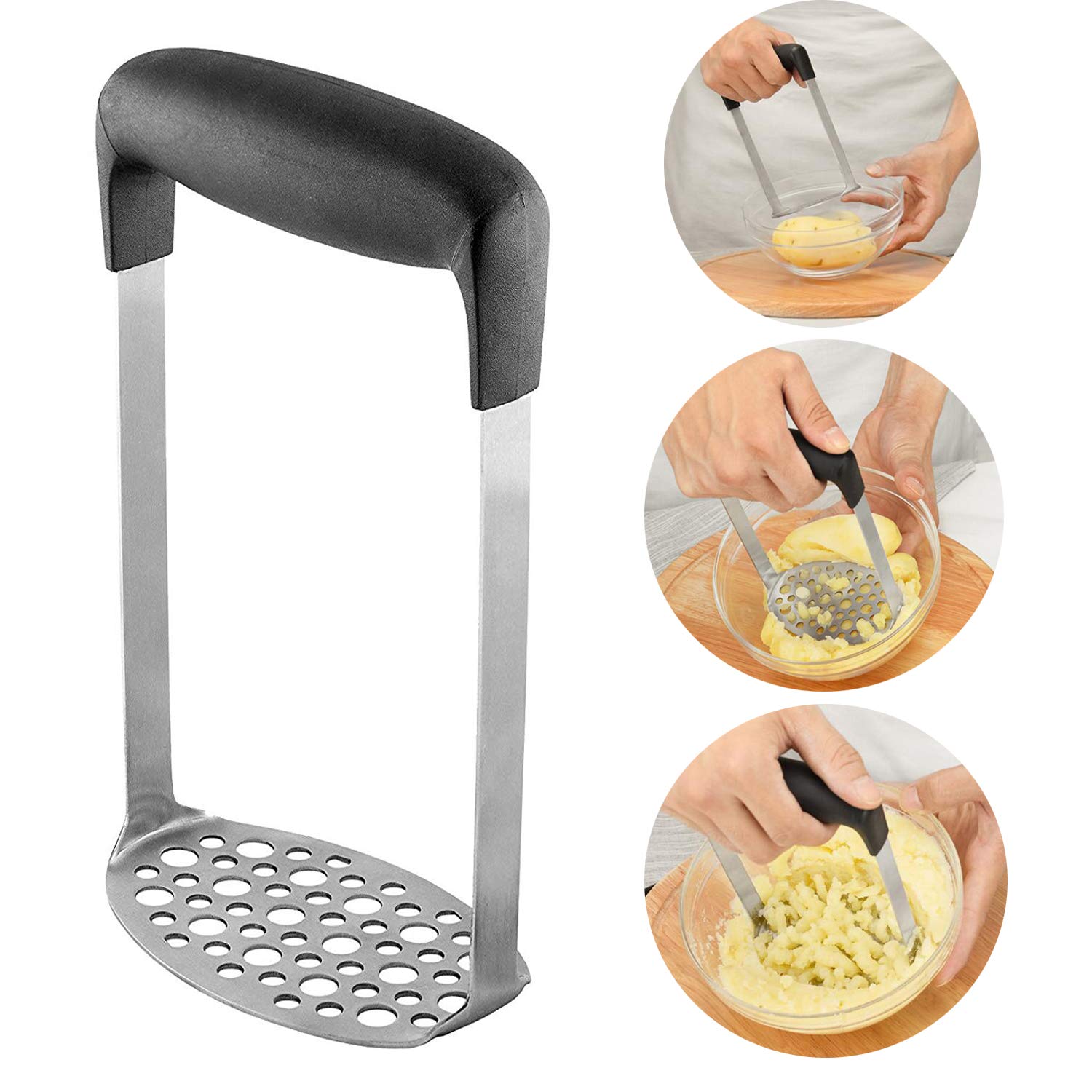 Fruit & Vegetable Tools Potato Masher Potato Stainless Steel Grinder