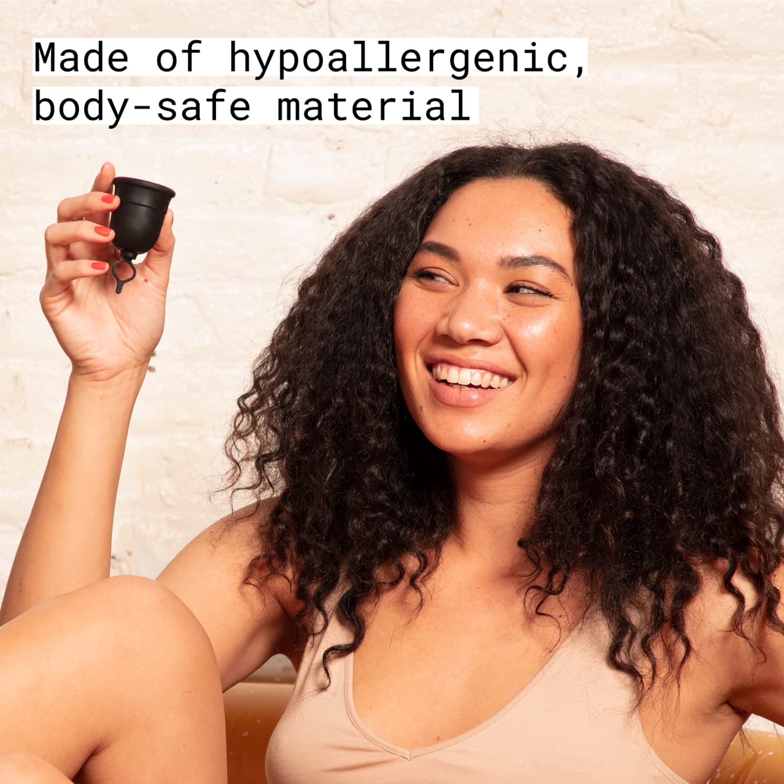 Flex Cup Starter Kit (Slim Fit - Size 01) | Reusable Menstrual Cup + 2 Free Menstrual Discs | Pull-Tab for Easy Removal | HSA or FSA Eligible | Capacity of 2 Super Tampons - Packaging May Vary