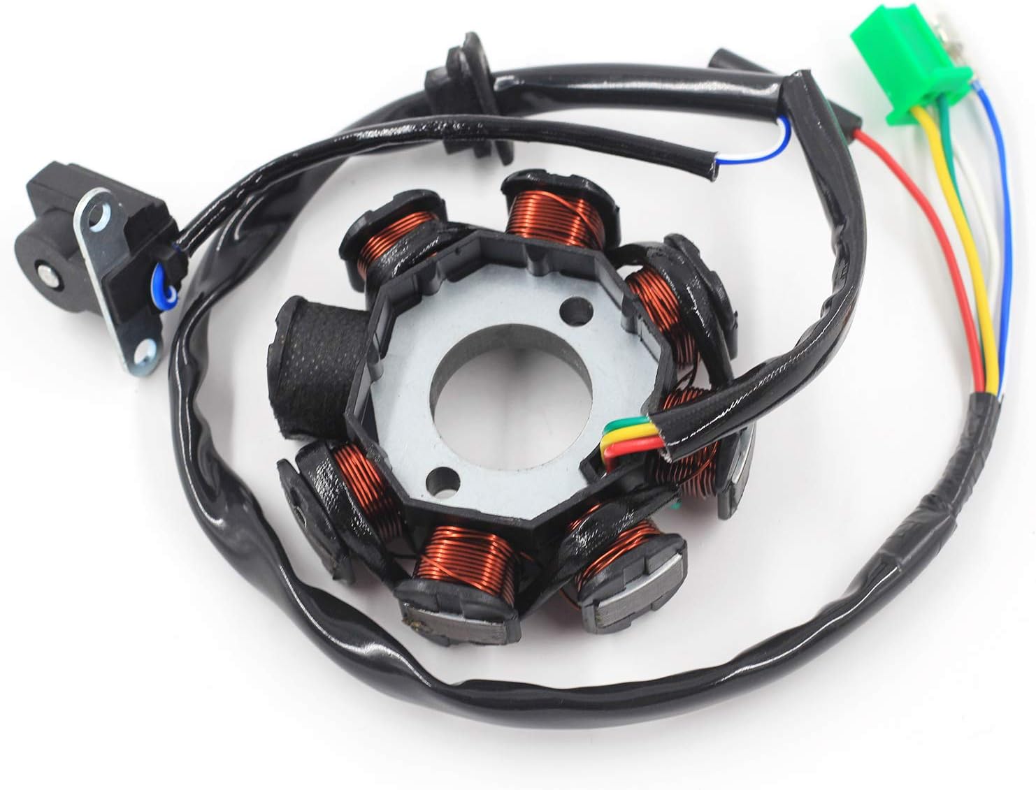 Trkimal Ignition Stator 5 wire AC 8 Pole Coil for GY6 49cc 50cc