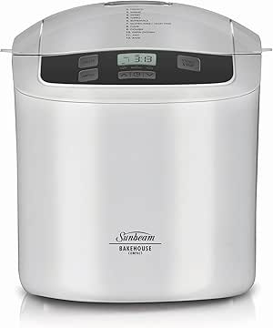 Sunbeam Bakehouse Compact Breadmaker, White: Small Kitchen ...