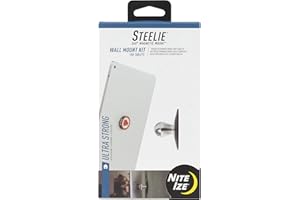 Nite Ize Original Steelie Wall Mount Kit for Tablets - Magnetic Wall Mount for Smartphones + Tablets