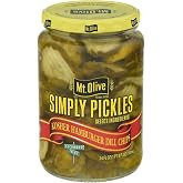 Mount Olive Hamburger Dill Chips Pickles, 24 OZ