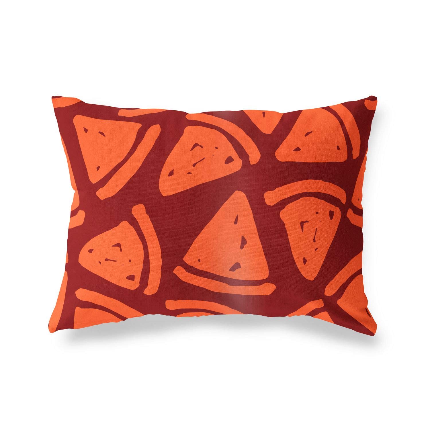 BonaMaison Decorative Cushion Cover, Orange Bordeux Throw Pillow Covers, Home Decorative Pillowcases for Livingroom, Sofa, Bedroom, Size: 45X60 Cm - Designed and Manufactured in Turkey