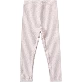 Toddler Little Girls Full Length Jersey Leggings Kids Stretchy Warm Footless Tights Pants 24Months-9Years