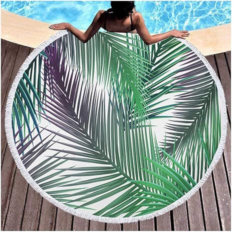 Amazon Co Jp カーペット マット ビーチマット ヨガマット おしゃれ 可愛い 滑り止め 丸型 超吸水 キッチン バスルーム 海水浴 プレゼント 公園 150cm 13 色 13 サイズ 150cm ホーム キッチン