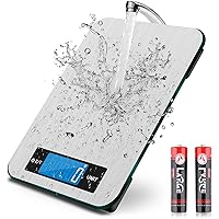 Food Scale 22lbs/10kg,Digital Food Kitchen Scale Weight Grams and oz for Cooking Baking,1g/0.04oz Precise Graduation…