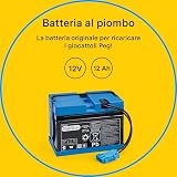 Peg Perego 12V 12Ah Original Rechargeable Battery Schwarz May Vary view 2