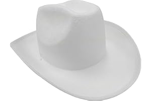 KARNIVAL COSTUMES Adult's Rodeo White Cowboy Hat Costume Accessory