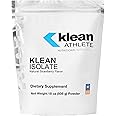 Klean ATHLETE Klean Isolate | Whey Protein Isolate to Enhance Daily Protein and Amino Acid Intake for Muscle Integrity* | NSF Certified for Sport | 18 Ounces | Natural Strawberry Flavor