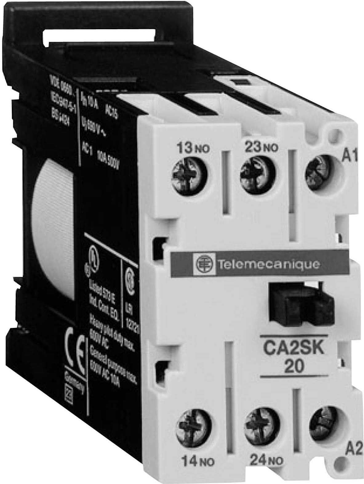 Schneider Electric CA2SK20B7 Relay 24V 50/60Hz, Control Relay 2No Contacts