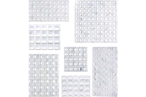 �鶹�� Basics Cabinet Door Bumper, Clear Self Adhesive Bumpers Pads for Surface Protection and Noise Reduction, 300-Piece