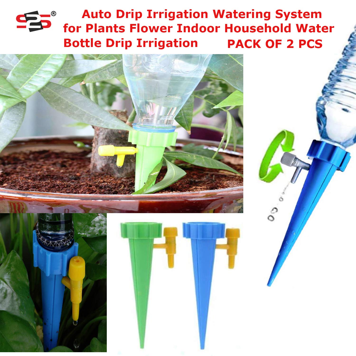 Automatic Flower Plant Self Watering Tool Drop Drip Device Garden