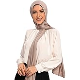 Txmout Premium Jersey Hijabs for Women - Cotton Muslim Scarfs