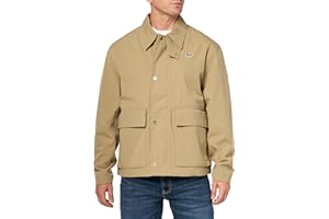 Lacoste Mens Light Weight Short Parka Jacket W/PocketsShort Parka Jacket