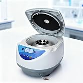 Vision Scientific VS-TC-SPINPLUS-8 Digital Bench-top Centrifuge | 500-5000rpm (Max. 3074xg) | LCD Display | Includes 15ML X 8 Rotor