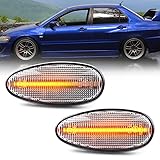 NSLUMO Sequential Amber LED Side Marker Lights for