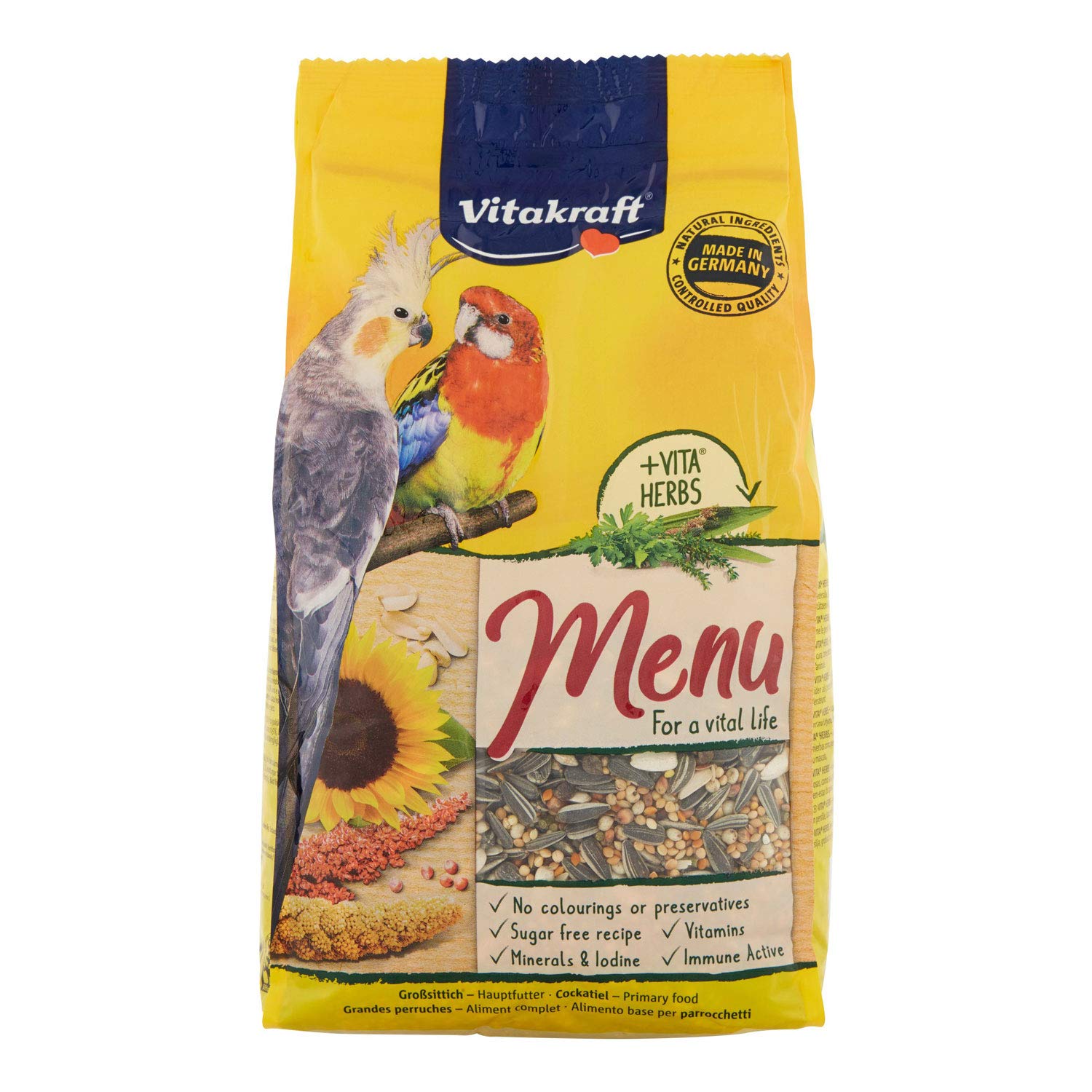 Vitakraft Premium Menu Cotorras 1 kg 1000 g