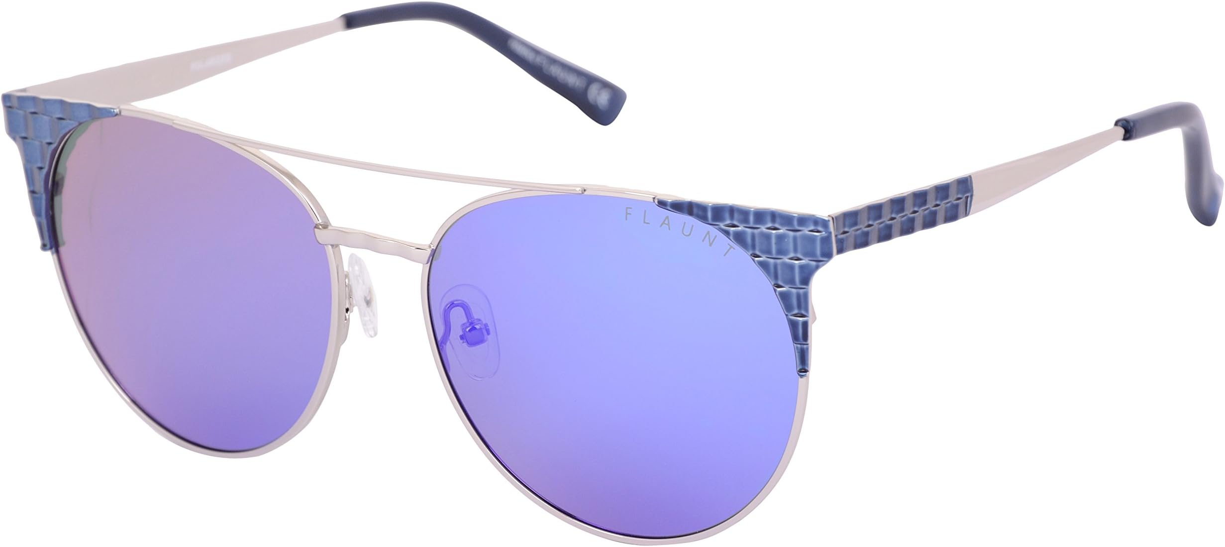 Femina FLAUNT Mirrored Cateye Girls' Sunglasses - (FF - 9012 - C3|54 mm|Blue Lens)