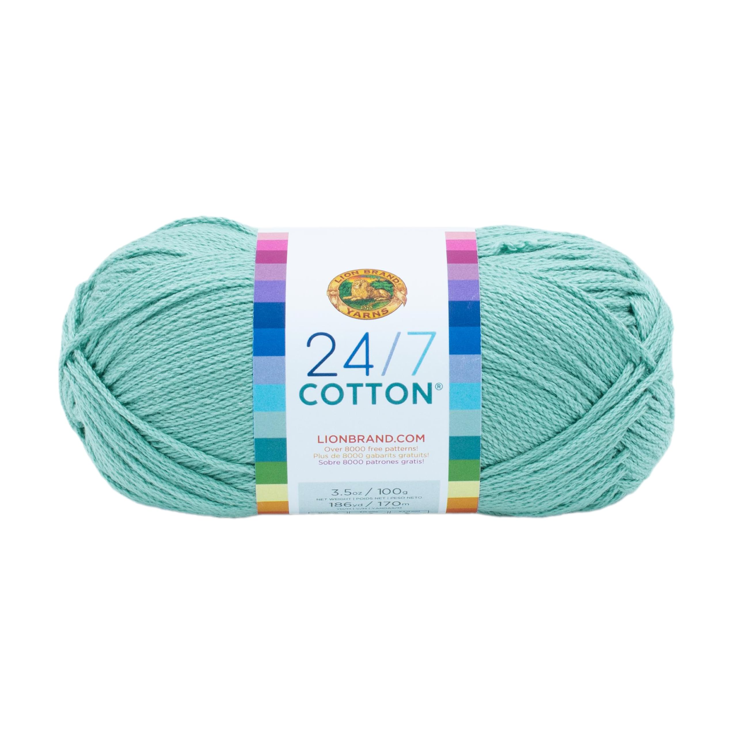 (1 Skein) 24/7 Cotton® Yarn, Succulent — image 1