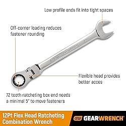 GEARWRENCH 13 Piece Flex Head Ratcheting