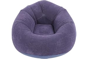 Inflatable Chair Blow Up Seat Gaming Lounger Ergonomic Blow Up Couch Air Lazy Sofa Camping Garden Stylish Design for Indoor a