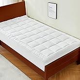 GOONIK Twin XL Mattress Pad Cover for College Dorm Room Essentials, Back to School Pillow Top Cooling Mattress Topper for Twi