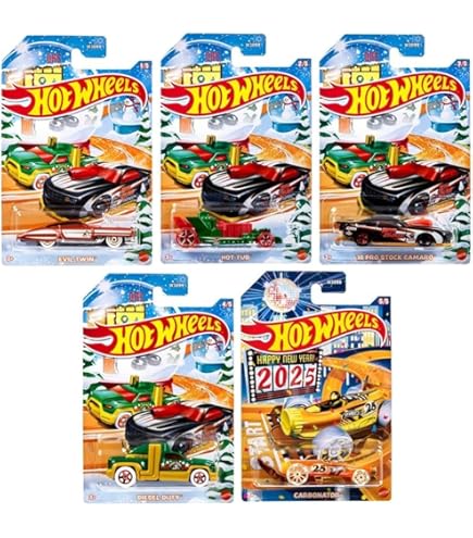 即*読様 Hot Wheels Sweet Rods ミニカーセット Amazon.com: Hot Wheels Sweet 16, Holiday Hot Rods [Gold] : Toys
