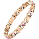 Jecanori Ultra Strength Magnetic Bracelet for Women, Titanium Steel Bracelet with 3500 Gauss Magnets, Ideal Gift