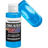 Createx CR5105-60 Caribbean Blue, Airbrush Paint, Transparent, 2 oz (5105-02), 2 Ounces