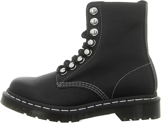Amazon ドクターマーチン 1460 Pascal Hardware 8フック レディース レザーブーツ Black 25 Cm Dr Martens ドクターマーチン ブーツ ブーティ