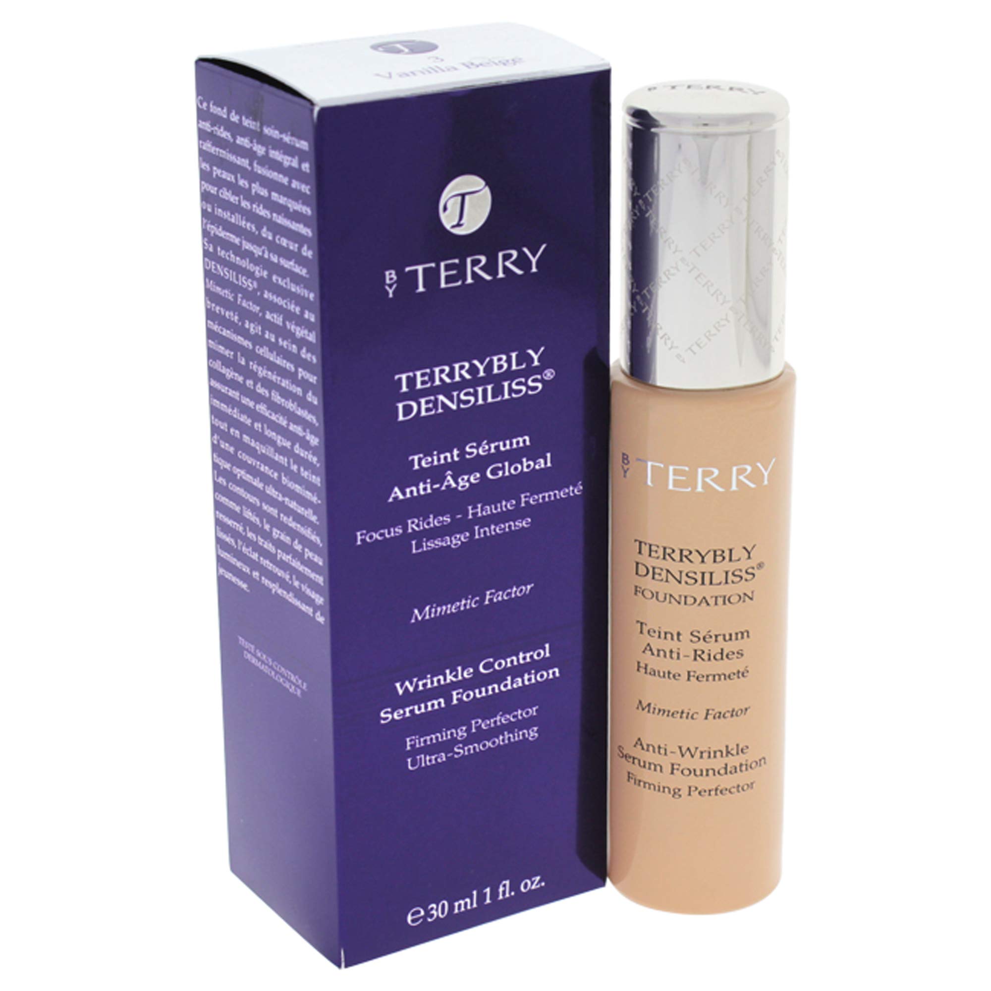 By Terry Terrybly Densiliss Foundation, Anti-Wrinkle Serum Foundation, 30 ml, 3 Vanilla Beige